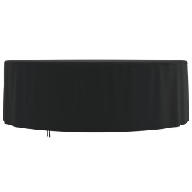 Round garden furniture cover Oxford 420D black Ø 244x71 cm by , Garden furniture covers - Ref: Foro24-359650, Price: 36,95 €,...