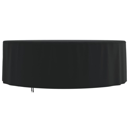 Round garden furniture cover Oxford 420D black Ø 244x71 cm by , Garden furniture covers - Ref: Foro24-359650, Price: 36,95 €,...