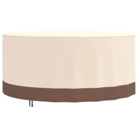 Oxford 600D beige runde Gartenmöbelabdeckung Ø 183x71 cm von , Abdeckungen für Gartenmöbel - Ref: Foro24-359652, Preis: 45,81...