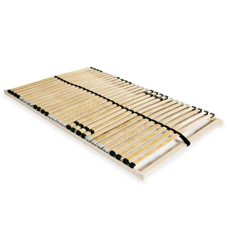 Slatted bed base with 28 slats 7 regions 140x200 cm by vidaXL, Beds and slatted bases - Ref: Foro24-246448, Price: 135,40 €, ...