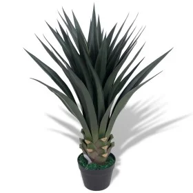 Artificial yucca plant with pot 85 cm green by vidaXL, artificial flora - Ref: Foro24-244429, Price: 72,65 €, Discount: %