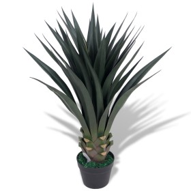 Künstliche Yucca-Pflanze mit Topf 85 cm grün von vidaXL, Künstliche Flora - Ref: Foro24-244429, Preis: 74,17 €, Rabatt: %