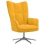 Senfgelber Samt-Entspannungssessel von , Sessel - Ref: Foro24-328124, Preis: 139,38 €, Rabatt: %