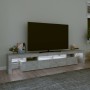 TV-Schrank mit LED-Leuchten betongrau 230x36,5x40 cm von , TV-Möbel - Ref: Foro24-3152789, Preis: 141,59 €, Rabatt: %