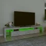 TV-Schrank mit LED-Leuchten betongrau 230x36,5x40 cm von , TV-Möbel - Ref: Foro24-3152789, Preis: 147,39 €, Rabatt: %