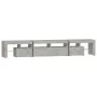 TV cabinet with LED lights concrete gray 230x36.5x40 cm by , TV Furniture - Ref: Foro24-3152789, Price: 147,39 €, Discount: %