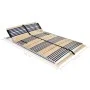 Slatted bed base with 42 slats 7 regions 120x200 cm by vidaXL, Beds and slatted bases - Ref: Foro24-246471, Price: 170,10 €, ...