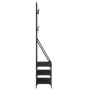 Coat rack with black shoe rack 72x34x184 cm by , Dresser Organizers and Bar Hangers - Ref: Foro24-837827, Price: 75,01 €, Dis...