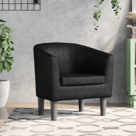 Black synthetic leather armchair by , Armchairs - Ref: Foro24-356485, Price: 193,13 €, Discount: %