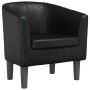 Schwarzer Kunstledersessel von , Sessel - Ref: Foro24-356485, Preis: 192,80 €, Rabatt: %