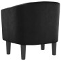Black synthetic leather armchair by , Armchairs - Ref: Foro24-356485, Price: 192,80 €, Discount: %