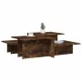 Couchtische 2 Einheiten aus geräuchertem Eichensperrholz von , Couchtisch - Ref: Foro24-3216158, Preis: 76,81 €, Rabatt: %