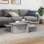Coffee tables 2 pcs concrete gray engineered wood by , Coffee table - Ref: Foro24-3216153, Price: 73,76 €, Discount: %
