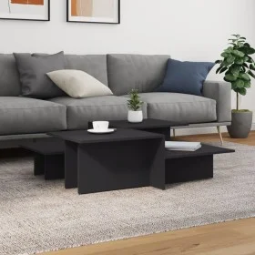 Couchtische, 2 Stück, graues Holzwerkstoff von , Couchtisch - Ref: Foro24-3216151, Preis: 77,34 €, Rabatt: %