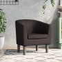 Sillón cuero sintético marrón de , Sillones - Ref: Foro24-356487, Precio: 196,08 €, Descuento: %