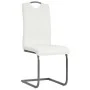 Schwebende Esszimmerstühle, 4 Stück, weißer Stoff. von vidaXL, Essstühle - Ref: Foro24-246196, Preis: 238,62 €, Rabatt: %