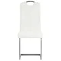 Schwebende Esszimmerstühle, 4 Stück, weißer Stoff. von vidaXL, Essstühle - Ref: Foro24-246196, Preis: 238,62 €, Rabatt: %