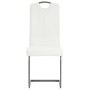 Schwebende Esszimmerstühle, 4 Stück, weißer Stoff. von vidaXL, Essstühle - Ref: Foro24-246196, Preis: 233,68 €, Rabatt: %