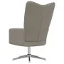 Hellgrauer Samt-Entspannungssessel von , Sessel - Ref: Foro24-328117, Preis: 149,68 €, Rabatt: %