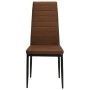 Dining chairs 4 units brown fabric by vidaXL, dining chairs - Ref: Foro24-246184, Price: 168,48 €, Discount: %