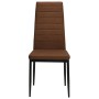 Esszimmerstühle 4 Einheiten aus braunem Stoff von vidaXL, Essstühle - Ref: Foro24-246184, Preis: 172,40 €, Rabatt: %