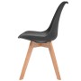 Esszimmerstühle 6 Einheiten aus schwarzem Kunststoff von vidaXL, Essstühle - Ref: Foro24-274852, Preis: 327,09 €, Rabatt: %