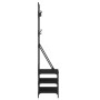 Coat rack with black shoe rack 70x40x184 cm by , Dresser Organizers and Bar Hangers - Ref: Foro24-837842, Price: 78,01 €, Dis...