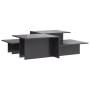 Coffee tables 2 pcs glossy gray engineered wood by , Coffee table - Ref: Foro24-3216157, Price: 83,94 €, Discount: %