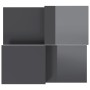Coffee tables 2 pcs glossy gray engineered wood by , Coffee table - Ref: Foro24-3216157, Price: 83,94 €, Discount: %