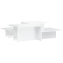 Couchtische, 2 Stück, glänzend weißes Holzwerkstoff von , Couchtisch - Ref: Foro24-3216155, Preis: 75,09 €, Rabatt: %
