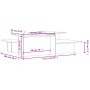 Couchtische, 2 Stück, glänzend weißes Holzwerkstoff von , Couchtisch - Ref: Foro24-3216155, Preis: 75,09 €, Rabatt: %