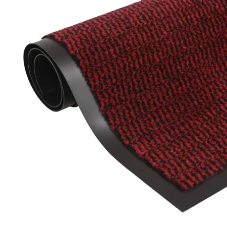 Alfombra de entrada rectangular de nudo 120x180 cm roja de vidaXL, Felpudos - Ref: Foro24-132720, Precio: 58,62 €, Descuento: %