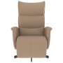 Cappuccino-Sessel aus Kunstleder mit Fußstütze von , Sessel - Ref: Foro24-356588, Preis: 220,99 €, Rabatt: %