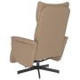 Cappuccino-Sessel aus Kunstleder mit Fußstütze von , Sessel - Ref: Foro24-356588, Preis: 220,99 €, Rabatt: %