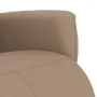Cappuccino synthetic leather recliner with footrest by , Armchairs - Ref: Foro24-356588, Price: 226,14 €, Discount: %