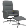Verstellbarer Massagesessel mit Fußstütze dunkelgrauer Stoff von , Sessel - Ref: Foro24-356583, Preis: 141,55 €, Rabatt: %