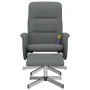 Verstellbarer Massagesessel mit Fußstütze dunkelgrauer Stoff von , Sessel - Ref: Foro24-356583, Preis: 141,55 €, Rabatt: %