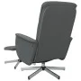 Verstellbarer Massagesessel mit Fußstütze dunkelgrauer Stoff von , Sessel - Ref: Foro24-356583, Preis: 141,55 €, Rabatt: %