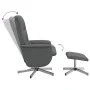 Verstellbarer Massagesessel mit Fußstütze dunkelgrauer Stoff von , Sessel - Ref: Foro24-356583, Preis: 141,55 €, Rabatt: %