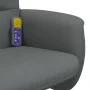 Verstellbarer Massagesessel mit Fußstütze dunkelgrauer Stoff von , Sessel - Ref: Foro24-356583, Preis: 141,55 €, Rabatt: %