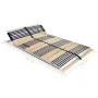 Slatted bed base with 42 slats 7 regions 100x200 cm by vidaXL, Beds and slatted bases - Ref: Foro24-246470, Price: 118,16 €, ...