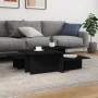 Mesas de centro 2 uds madera contrachapada negra de , Mesas de centro - Ref: Foro24-3216150, Precio: 75,72 €, Descuento: %