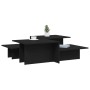 2 Stück Couchtische aus schwarzem Sperrholz von , Couchtisch - Ref: Foro24-3216150, Preis: 76,61 €, Rabatt: %