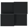 Mesas de centro 2 uds madera contrachapada negra de , Mesas de centro - Ref: Foro24-3216150, Precio: 75,72 €, Descuento: %