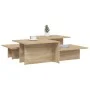 Couchtische 2 Stück Sperrholz Sonoma Eiche von , Couchtisch - Ref: Foro24-3216152, Preis: 68,33 €, Rabatt: %