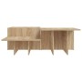 Couchtische 2 Stück Sperrholz Sonoma Eiche von , Couchtisch - Ref: Foro24-3216152, Preis: 69,14 €, Rabatt: %