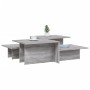 2 Stk. Couchtische Sperrholz Sonoma grau von , Couchtisch - Ref: Foro24-3216159, Preis: 80,05 €, Rabatt: %