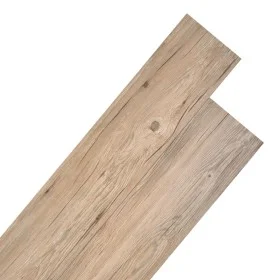 Nicht selbstklebende PVC-Bodenlatten aus brauner Eiche 5,26 m² 2 mm von vidaXL, Böden und Teppiche - Ref: Foro24-245165, Prei...