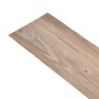 Nicht selbstklebende PVC-Bodenlatten aus brauner Eiche 5,26 m² 2 mm von vidaXL, Böden und Teppiche - Ref: Foro24-245165, Prei...