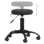 Drehbarer Bürostuhl aus schwarzem Samt von , Bürostühle - Ref: Foro24-333171, Preis: 57,35 €, Rabatt: %